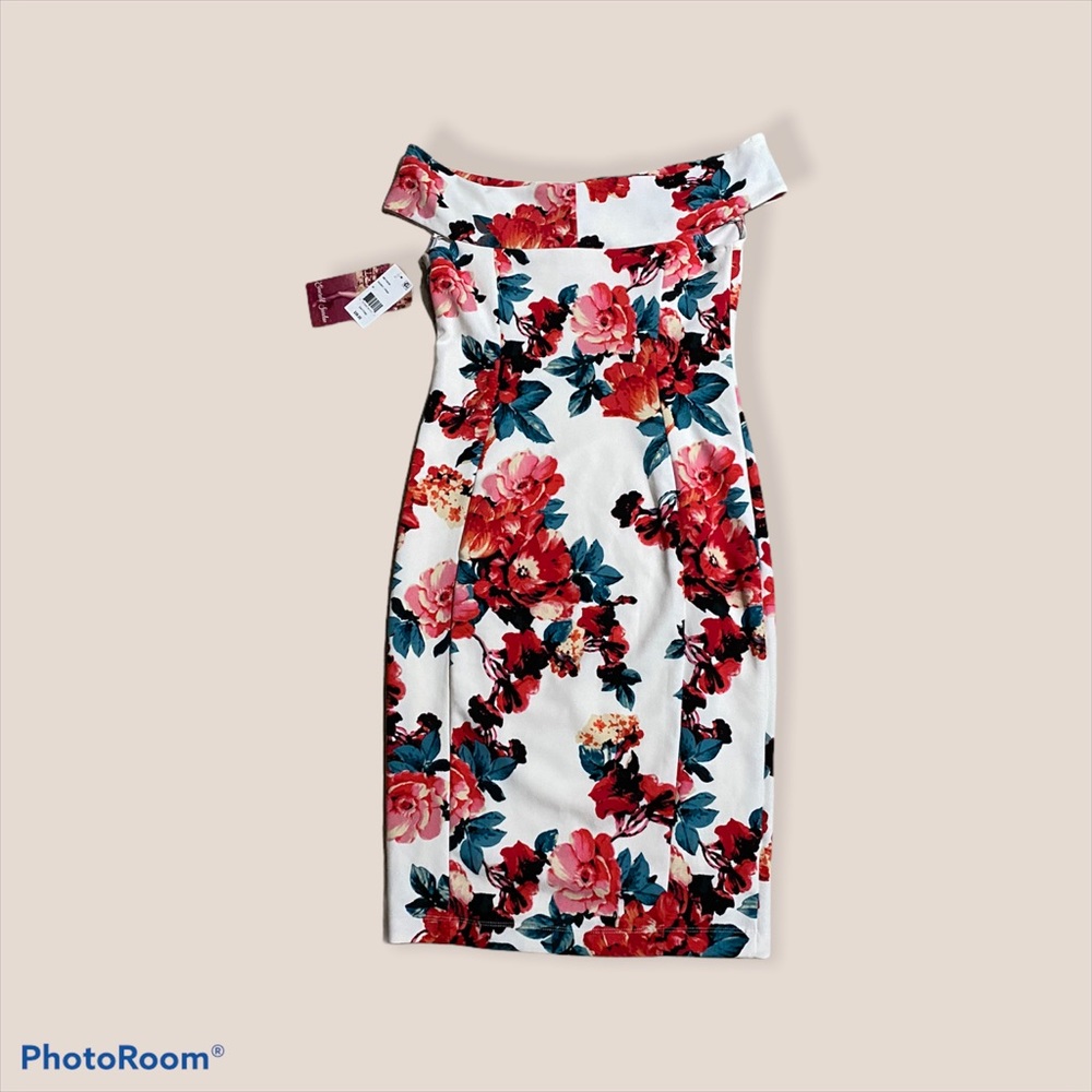 Floral Off The Shoulder Dress
